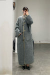 MUTEDANCE long wool jacket MD23FW02 blue gray PM96